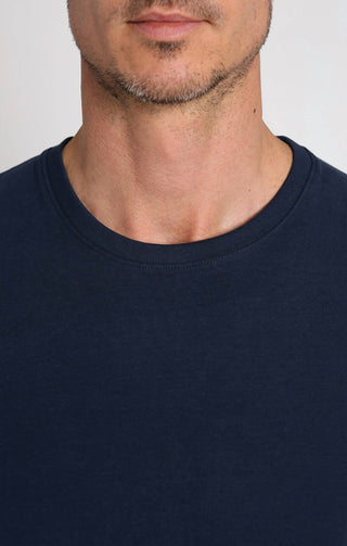 Jachs New York - Bryant Long Sleeve Sueded Cotton Crewneck Shirt