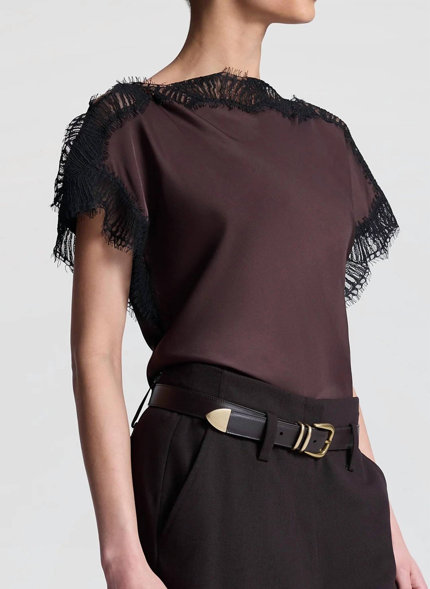 A.L.C. - Luna Lace Trim Dress