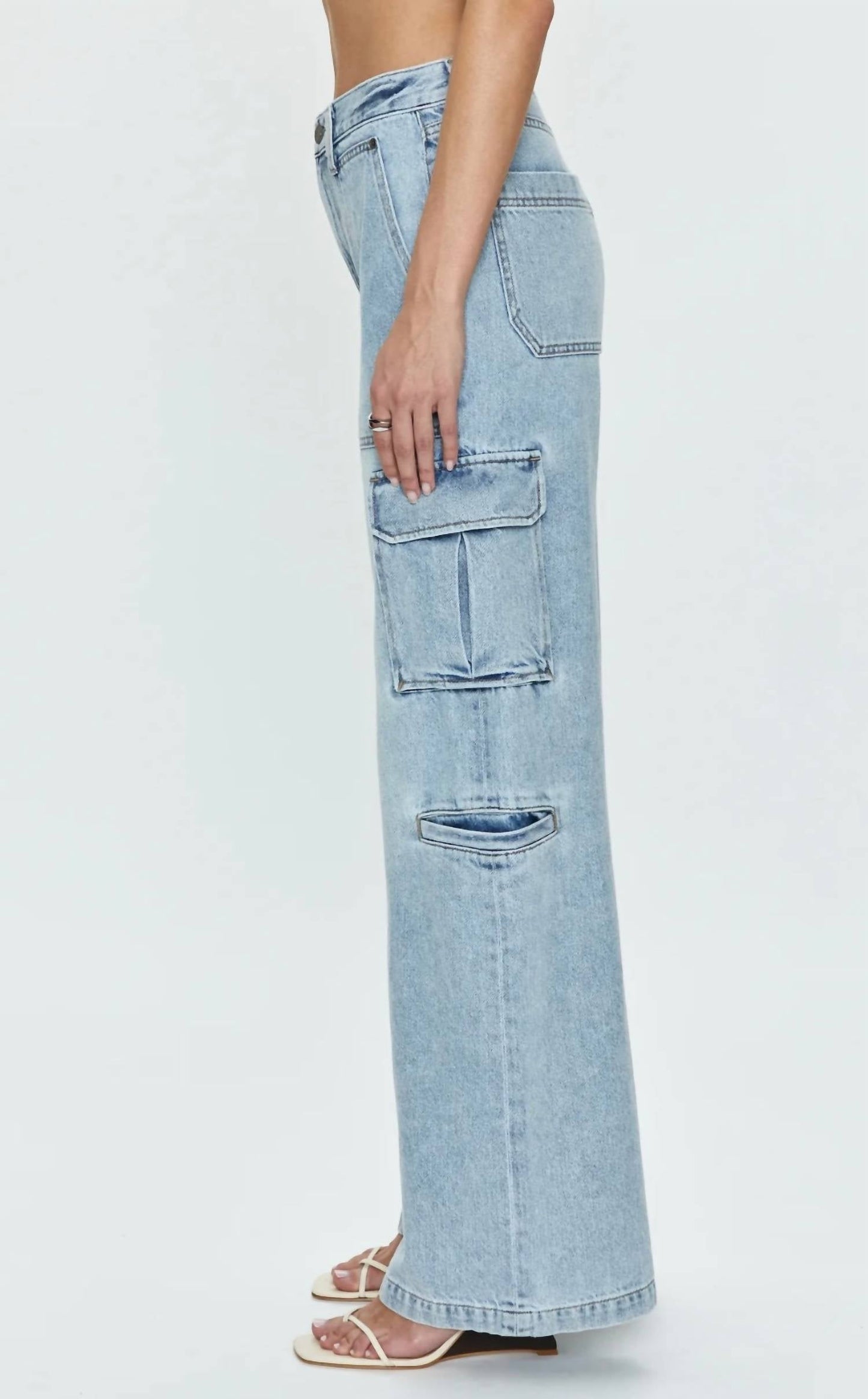 Pistola - Milo Utility High Rise Ultra Wide Leg Jeans