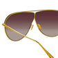 Linda Farrow - Hura Aviator Sunglasses
