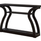Accent Console Table For Entryway, Unique Curved Design