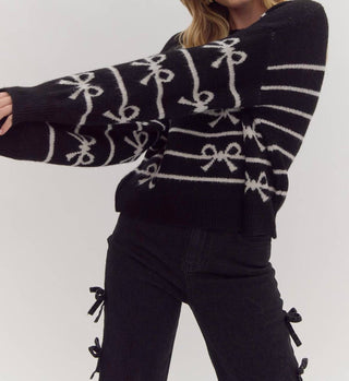 Entro - Knit Bow Sweater