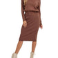 Bluivy - Brianne Hooded Sweater Dress