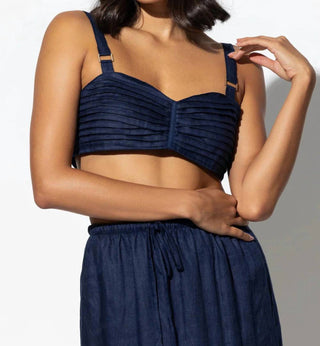 Lusana - Pintuck Bra