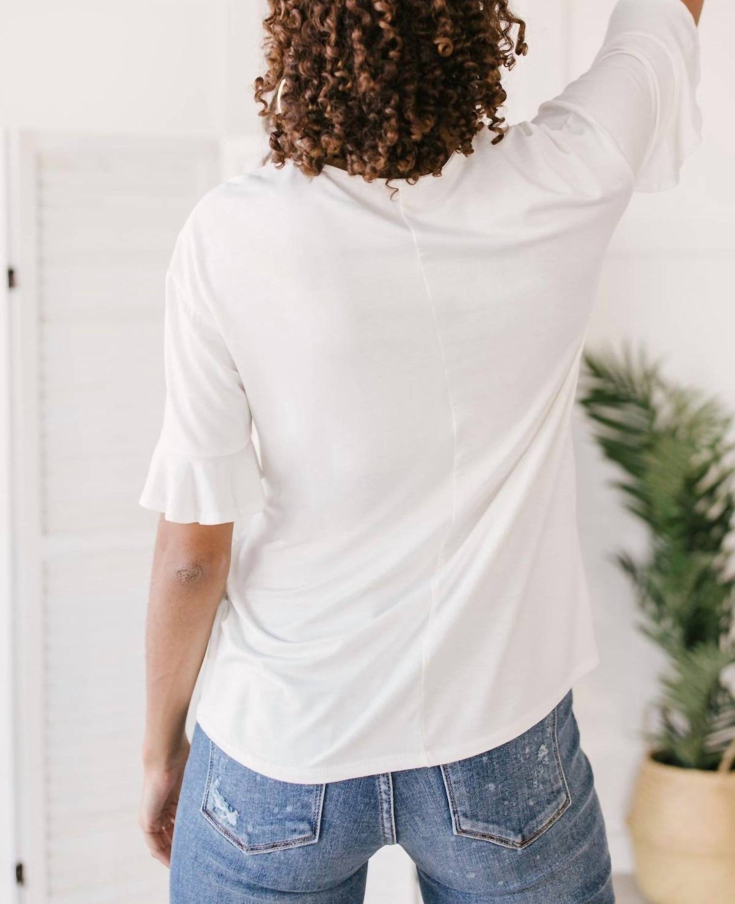 143 Story - Unique Neckline Top