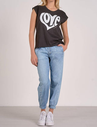 Elan - Love Scoop Neck Top