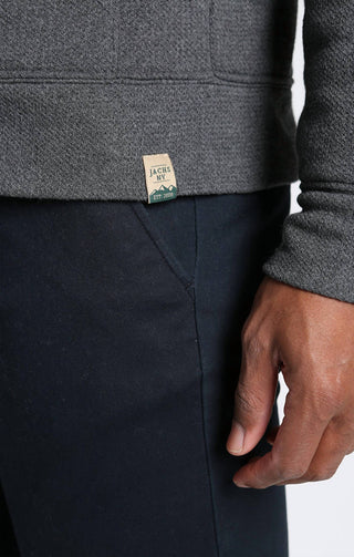 Jachs New York - Recycled Jacquard Sherpa Lined Full Zip Hoodie