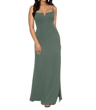 Sorella Vita - Simple Long Chiffon Bridesmaid Dress with Spaghetti Straps