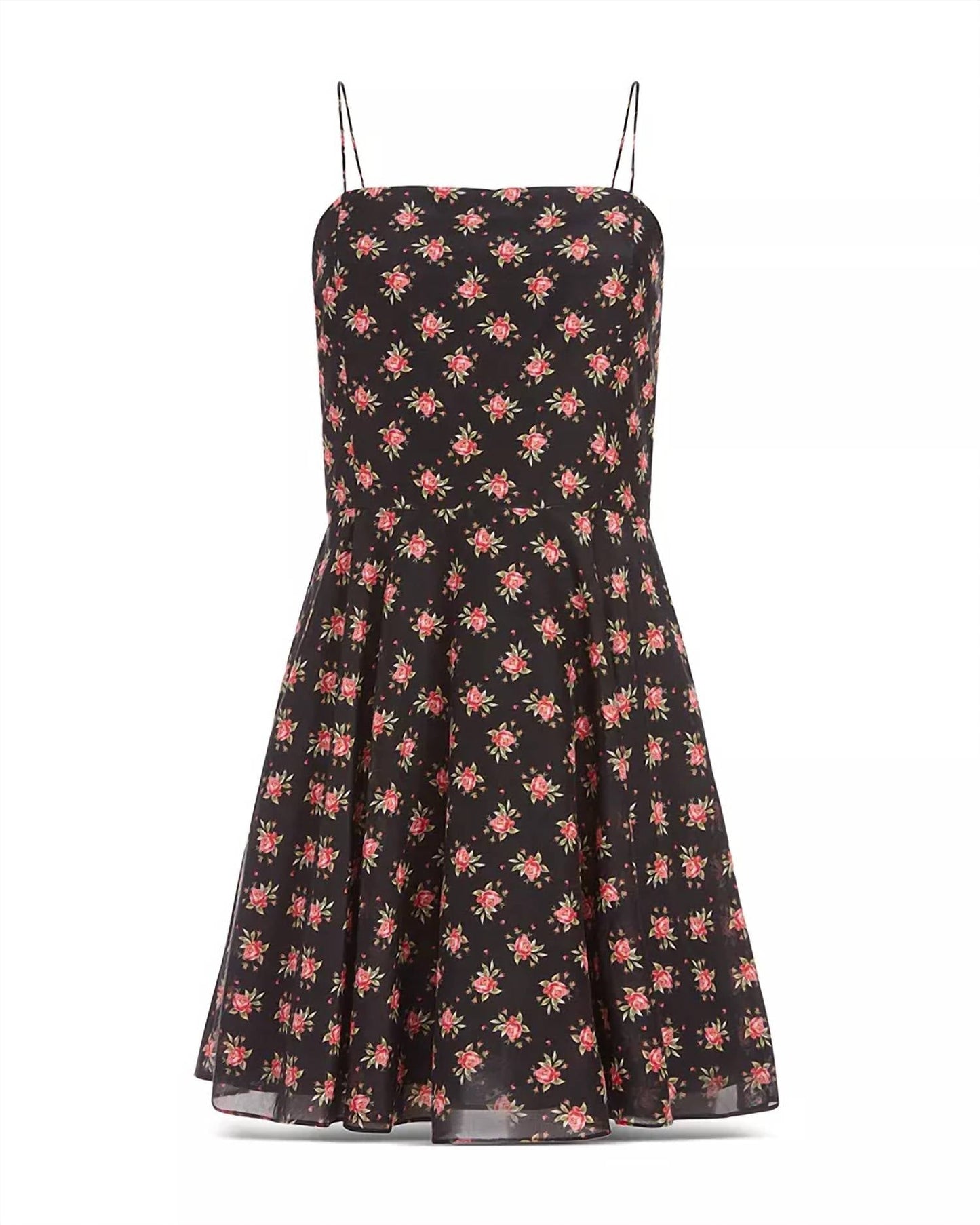 Alice + Olivia - Glinda Floral Print Mini Dress