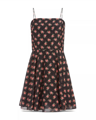 Alice + Olivia - Glinda Floral Print Mini Dress