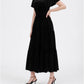 August Sky - Tiered Empire Waist Midi Dress