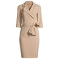 Black Halo - Lucinda Belted Sheath Dress