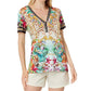Johnny Was - The Janie Favorite Short Sleeve Henley Tee