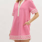Entro - Collared Mini Dress