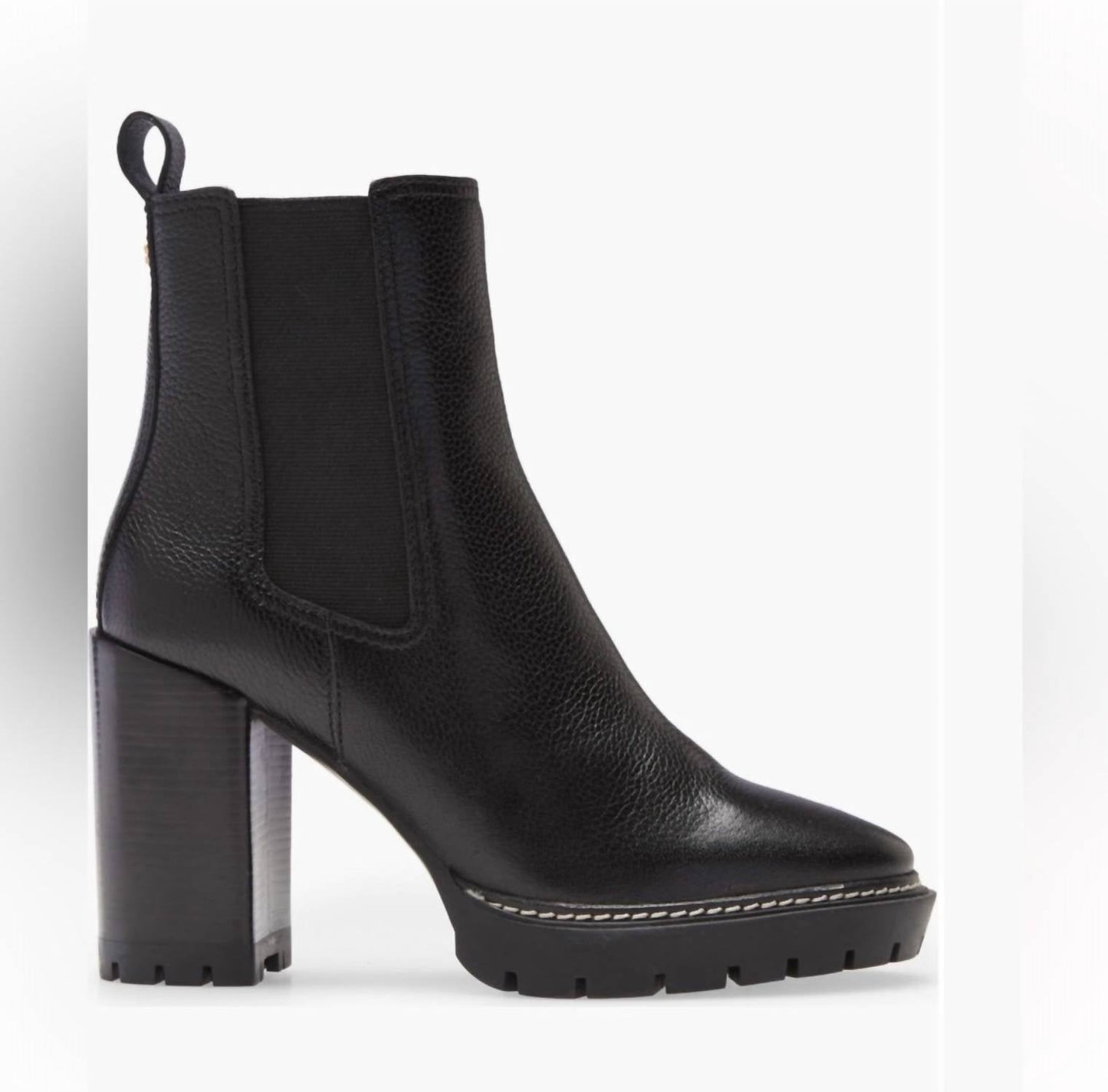 Tory Burch - Women's Carson 70mm Lug Sole High Heel Booties