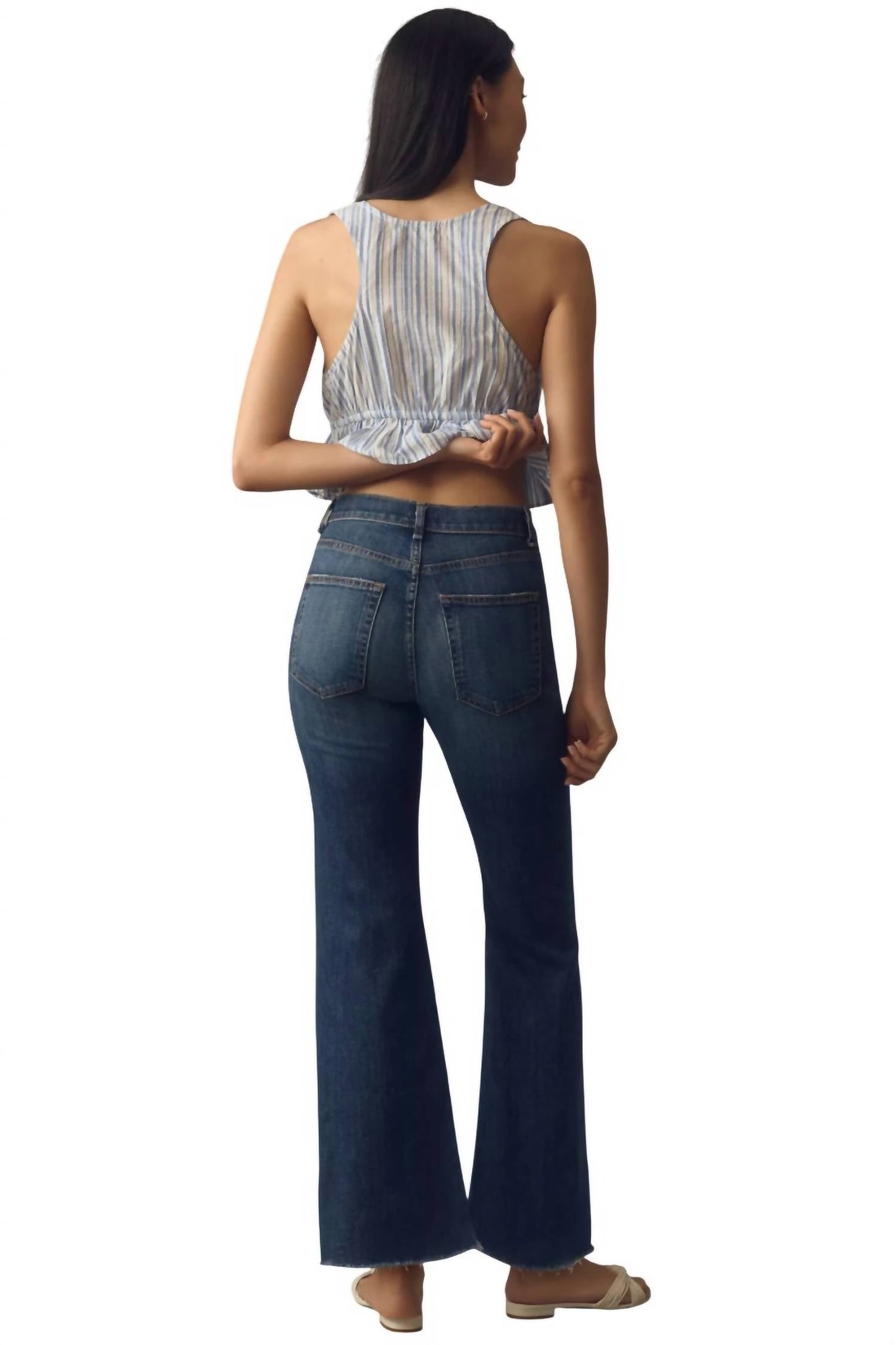 Askk Ny - Geek Crop Flare Jeans