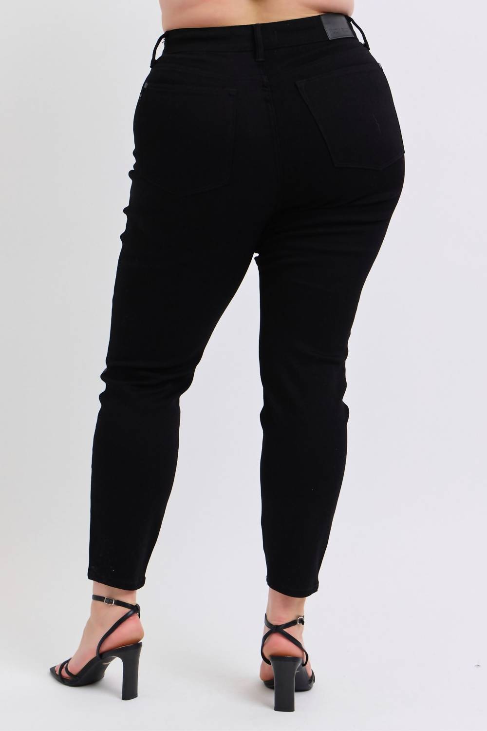 Judy Blue - High Waist Faux Leather Skinny Jeans