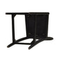 Arlin Upholstered Stool with Curved Back and Footrest - Set of 2