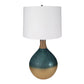 D16x28.5' Glass Table Lamp