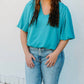 Karen Kane - Women's Puff Sleeve Top