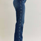 Judy Blue - High Waist Straight Studded Jeans