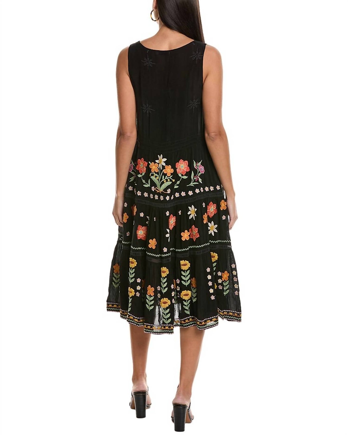 Johnny Was - Leanna Tiered Dress With Slip