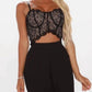 Blashe - Romper Jumpsuit Lace Top