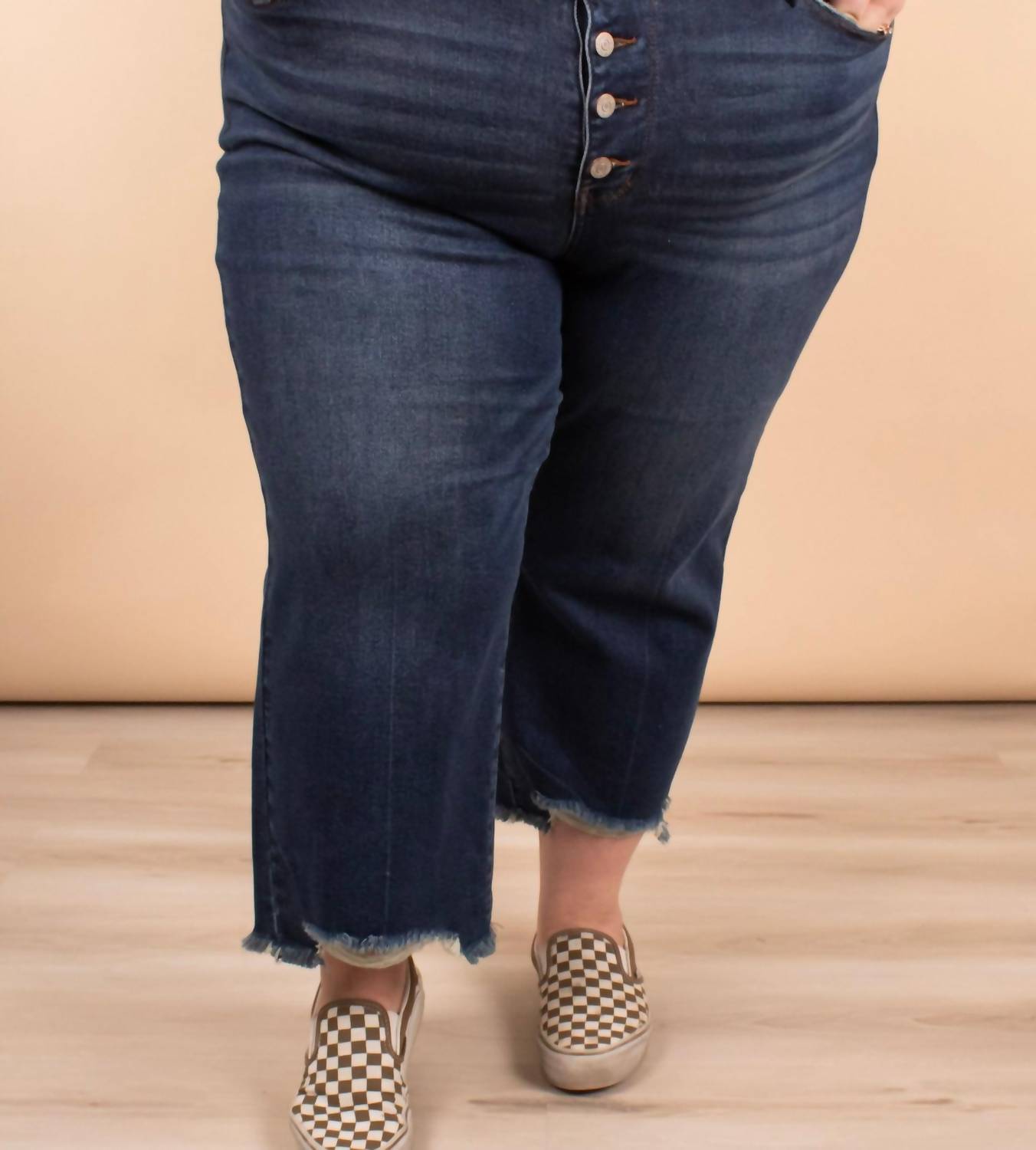 Judy Blue - Women's Button Fly Destroy Jeans