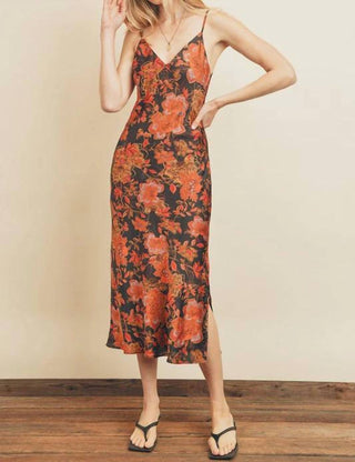 Entro - Floral Midi Dress