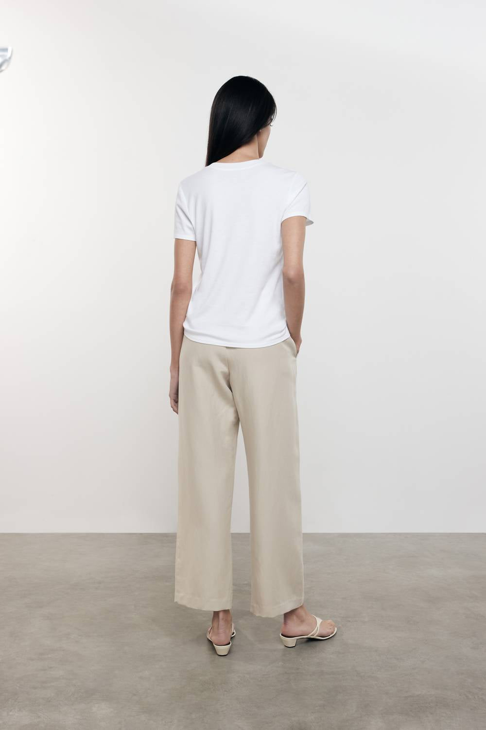 Enza Costa - TWILL CROPPED CHINO PANT