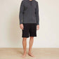 Barefoot Dreams - Malibu Collection Pigment Waffle Long Sleeve Henley Tee