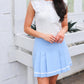 2.7 August Apparel - Danielle Pleated Skort
