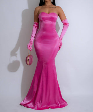 Diva - Royal Dream Satin Floral Maxi Dress