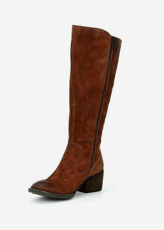 Born - Women's Suede Leather Distressed Tall Boots