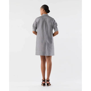 Ann Mashburn - Elbow Sleeve Frill Dress