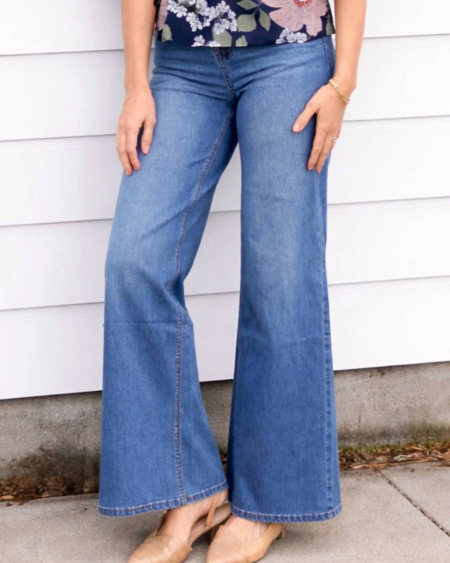 1822 Denim - Wide Leg Jeans