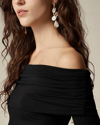 J.Crew - Refined Rib Off-the-shoulder Top