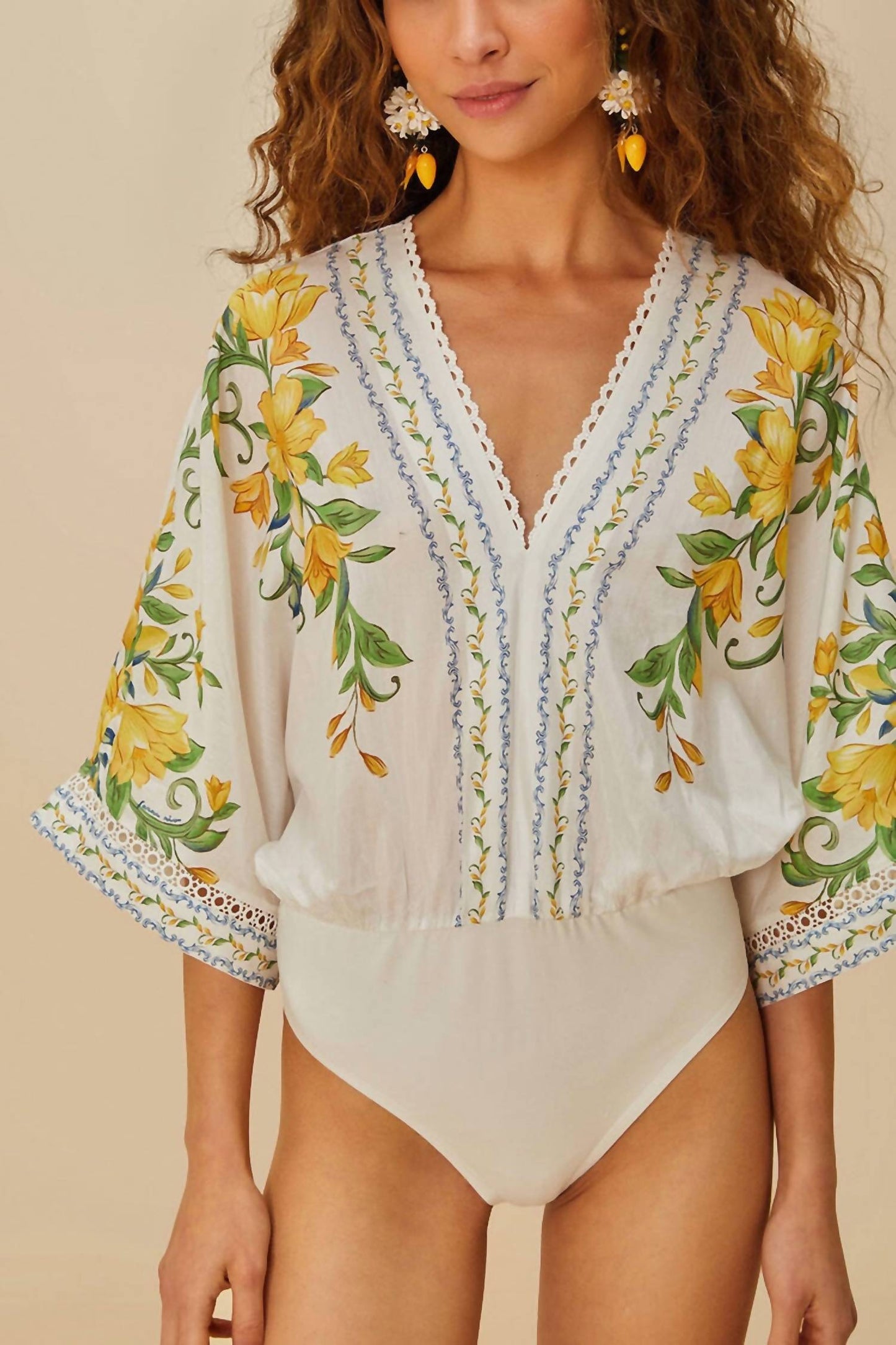 Farm Rio - Sicily Bodysuit