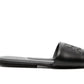 Courreges - Women's Logo Patch Leather Slide Sandals