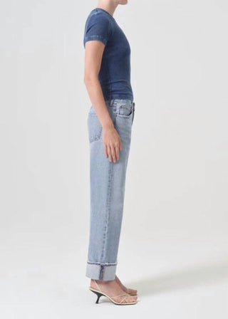 Agolde - Fran Low Slung Easy Straight Pants