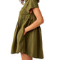 Free People - Ronnie Poplin Mini Dress