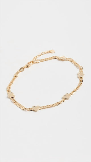 Alexa Leigh - Women's Mariner Heart Ankle Bracelet