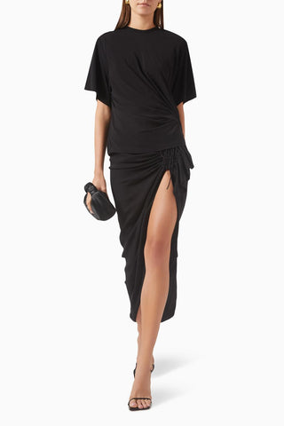 Christopher Esber - Ruched Cadence Split Skirt