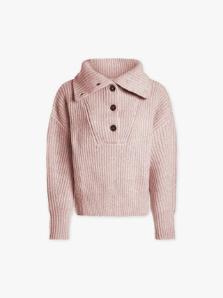 Varley - Peverel Button Placket Knit Sweater