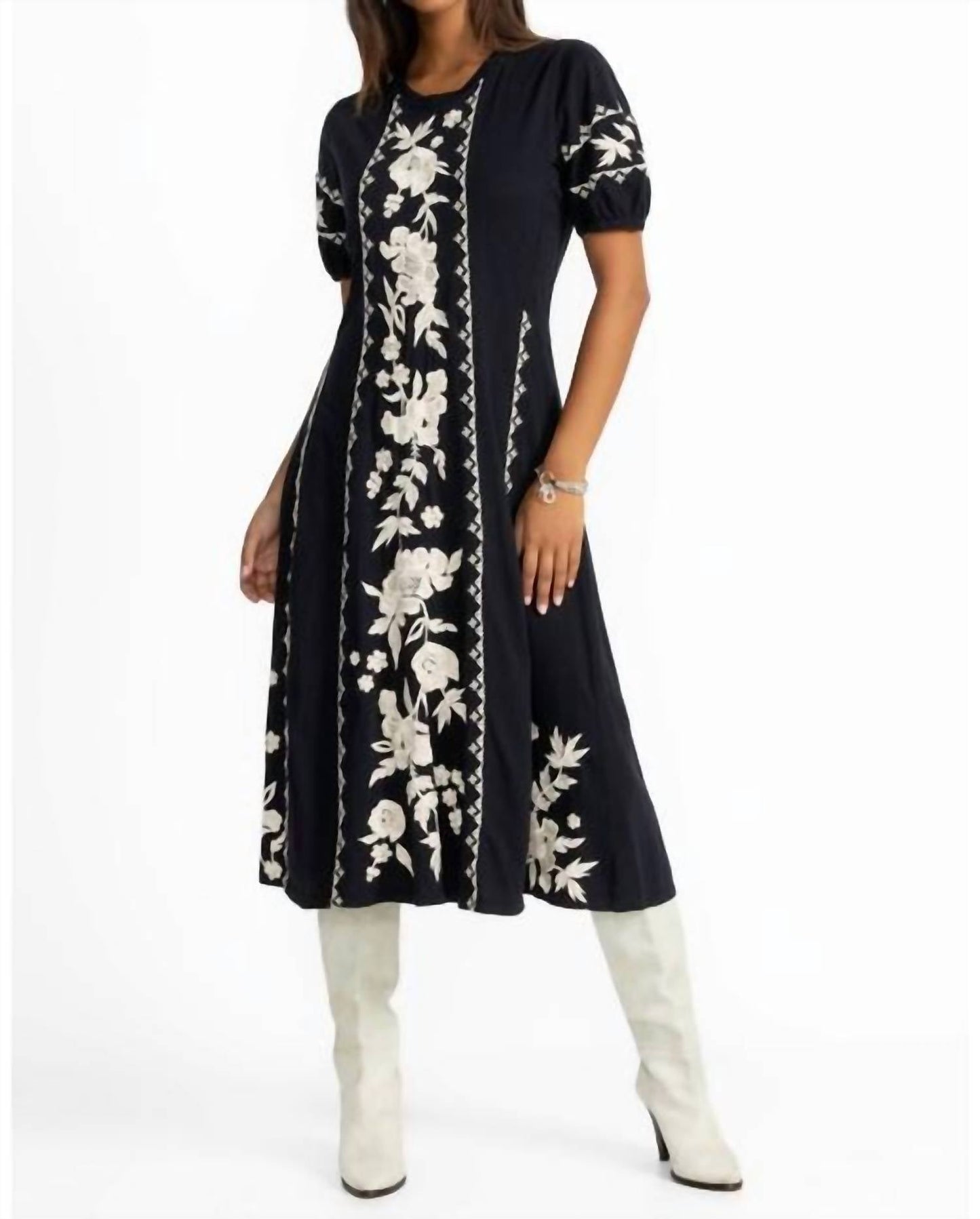 Johnny Was - SEAMED KNIT DRESS CAMILLE