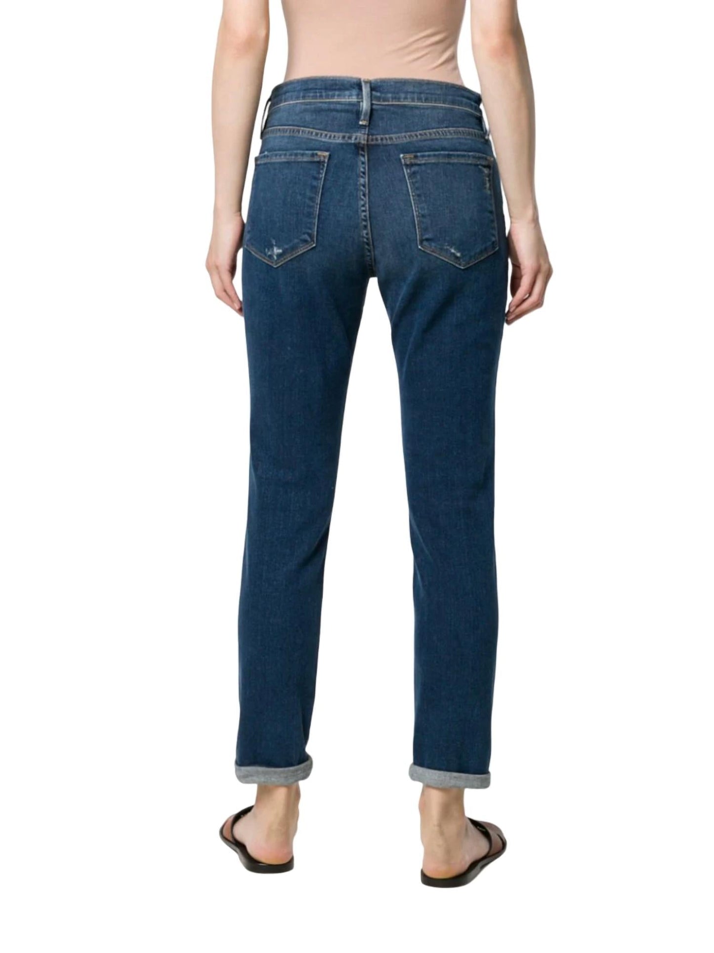 Frame - Le Garcon Rolled Raw After Jeans