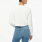 J.Crew - Long-sleeve Cropped Crewneck Tee