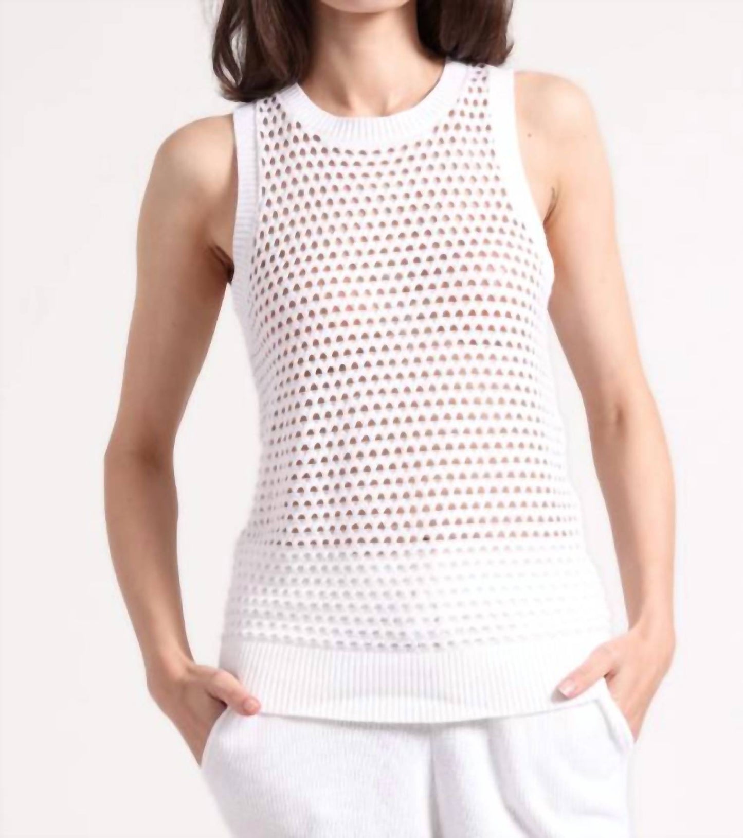Minnie Rose - Plaited Mesh Crew Tak