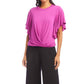 Karen Kane - Flutter Sleeve Drape Front Top