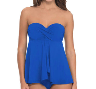 Profile By Gottex - D-Cup Bandeau Fly Away Tankini Top